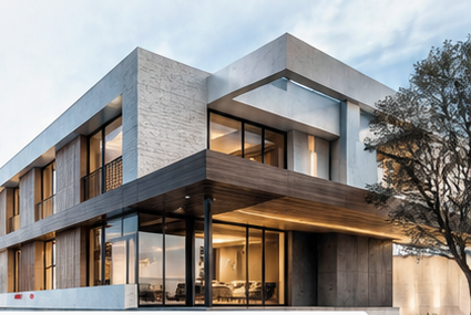 Progetto residenziale moderno