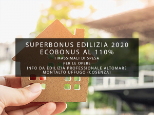 Ecobonus 110%: quali sono i massimali di spesa per le opere